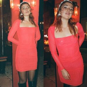 WRAY ‘Marilis’ Dress In Tomato Red